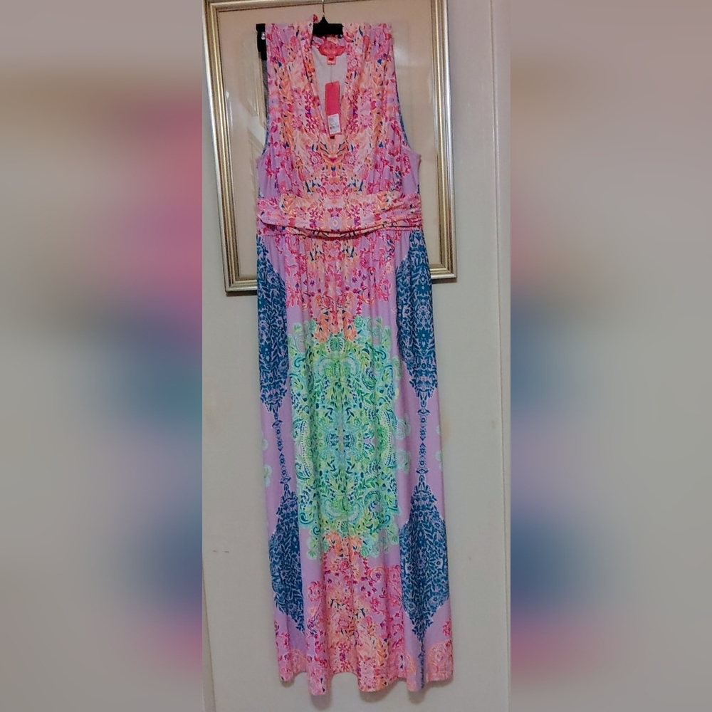 Lilly Pulitzer NWT XL Sunshine Vibes Engineer   Maxie Dress - Picture 6 of 6